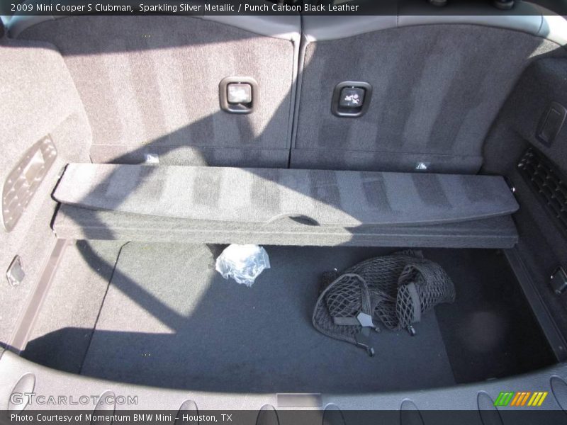 Sparkling Silver Metallic / Punch Carbon Black Leather 2009 Mini Cooper S Clubman