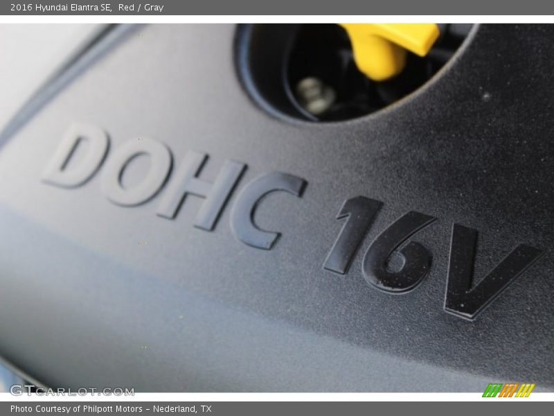 Red / Gray 2016 Hyundai Elantra SE