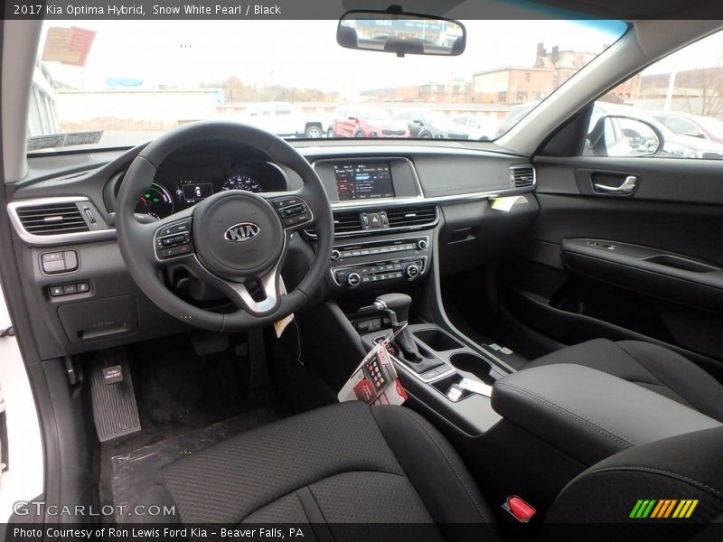  2017 Optima Hybrid Black Interior