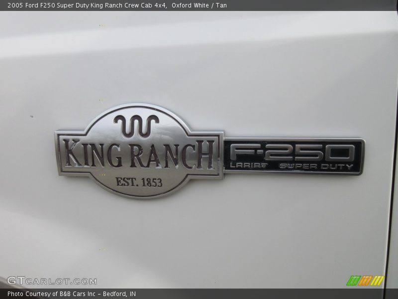 Oxford White / Tan 2005 Ford F250 Super Duty King Ranch Crew Cab 4x4