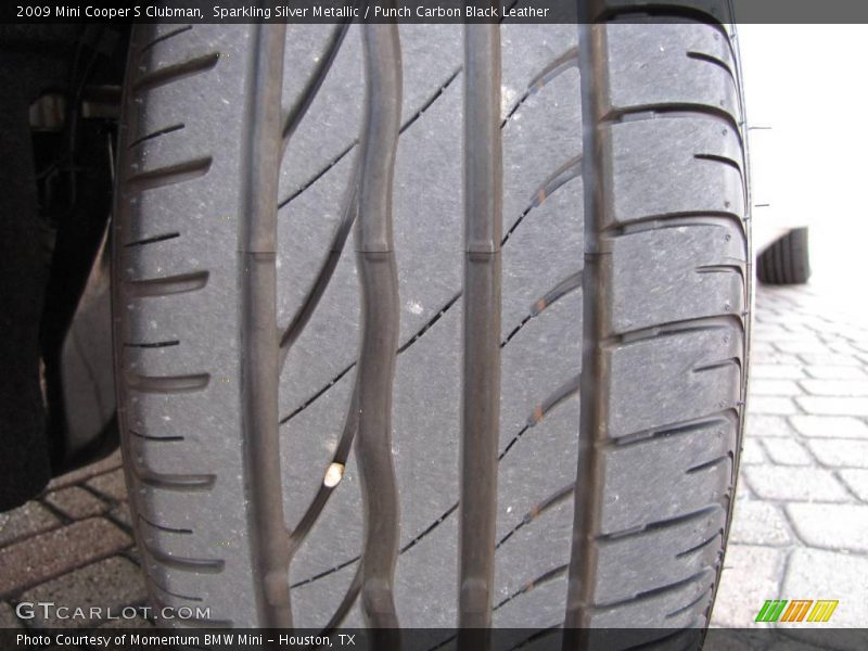 Sparkling Silver Metallic / Punch Carbon Black Leather 2009 Mini Cooper S Clubman