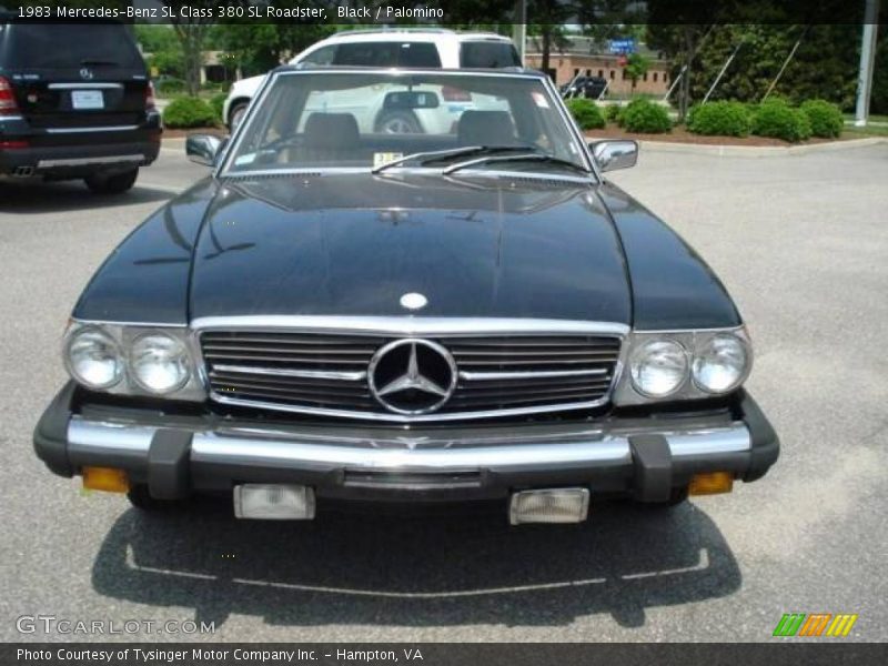 Black / Palomino 1983 Mercedes-Benz SL Class 380 SL Roadster