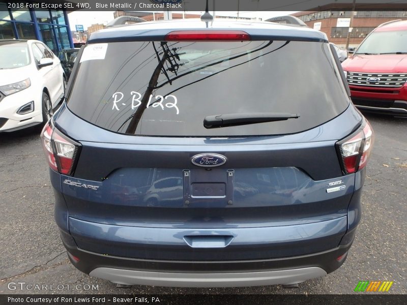 Blue Metallic / Charcoal Black 2018 Ford Escape SEL 4WD