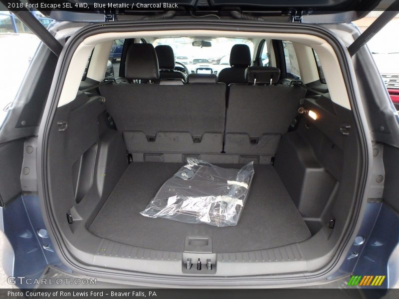Blue Metallic / Charcoal Black 2018 Ford Escape SEL 4WD