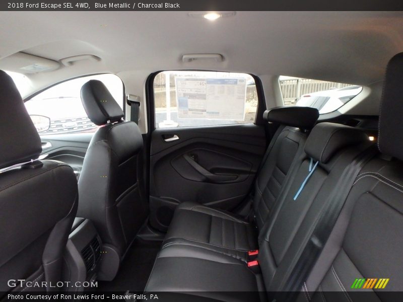 Blue Metallic / Charcoal Black 2018 Ford Escape SEL 4WD
