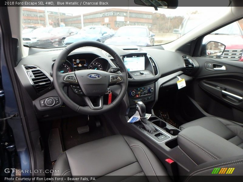 Blue Metallic / Charcoal Black 2018 Ford Escape SEL 4WD
