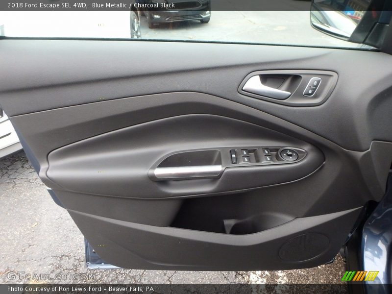 Blue Metallic / Charcoal Black 2018 Ford Escape SEL 4WD
