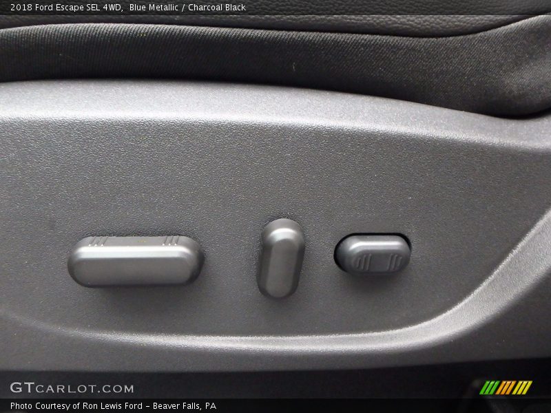 Blue Metallic / Charcoal Black 2018 Ford Escape SEL 4WD