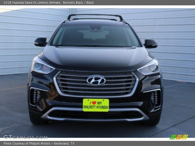 Becketts Black / Black 2018 Hyundai Santa Fe Limited Ultimate