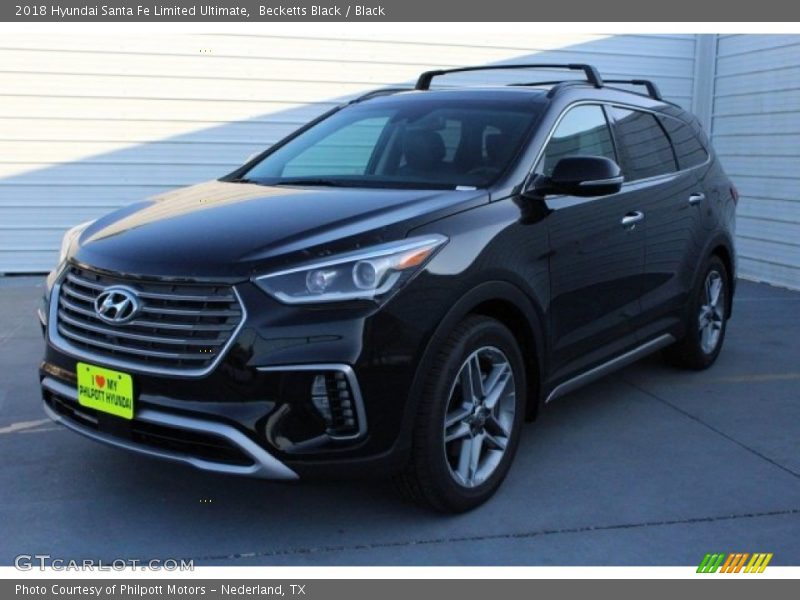 Becketts Black / Black 2018 Hyundai Santa Fe Limited Ultimate