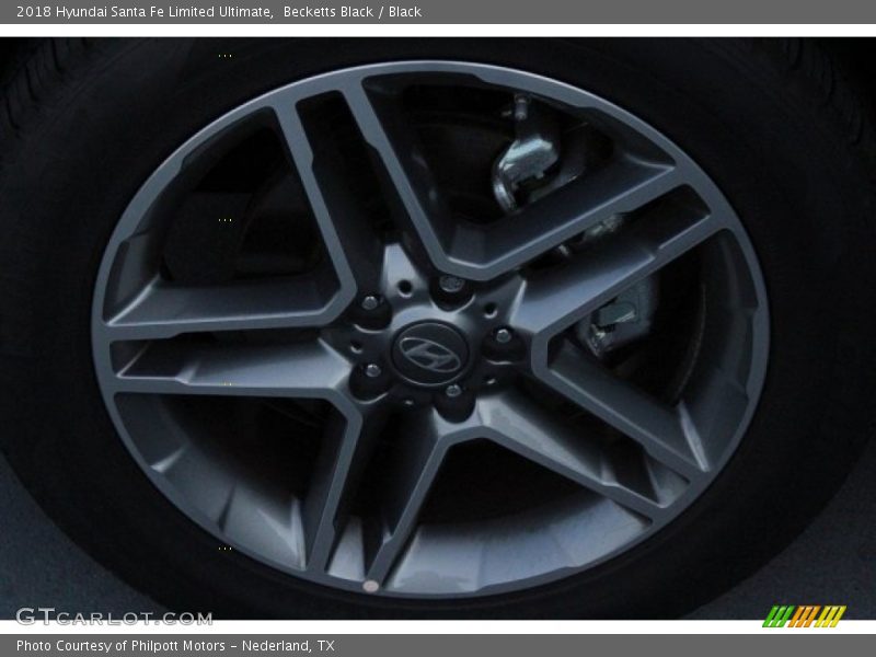 Becketts Black / Black 2018 Hyundai Santa Fe Limited Ultimate