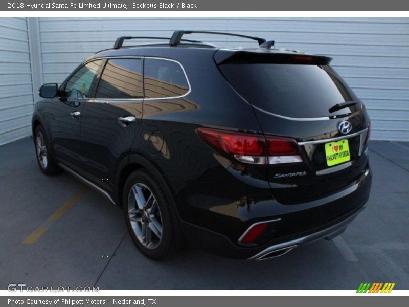 Becketts Black / Black 2018 Hyundai Santa Fe Limited Ultimate