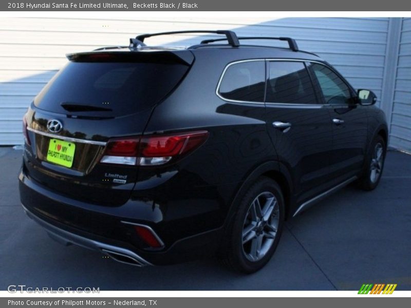 Becketts Black / Black 2018 Hyundai Santa Fe Limited Ultimate