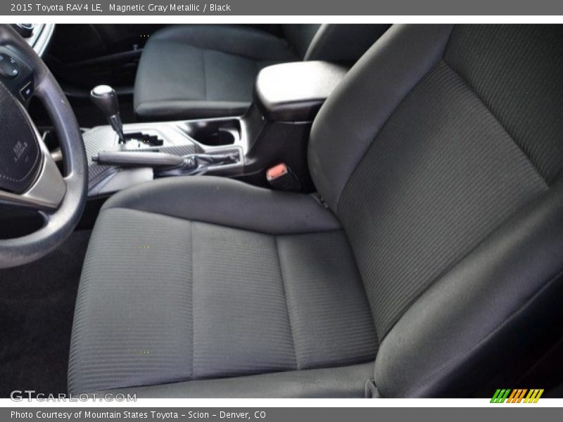 Magnetic Gray Metallic / Black 2015 Toyota RAV4 LE