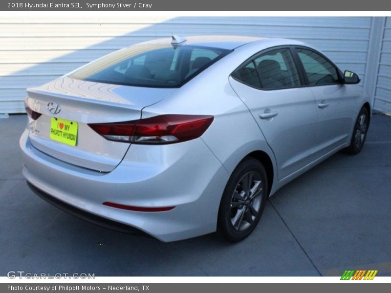 Symphony Silver / Gray 2018 Hyundai Elantra SEL