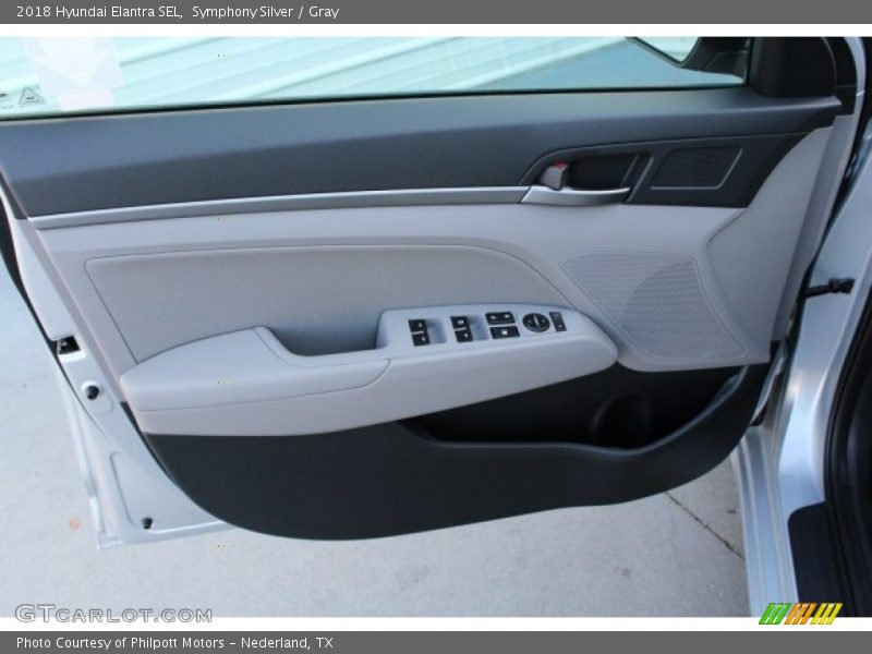 Symphony Silver / Gray 2018 Hyundai Elantra SEL