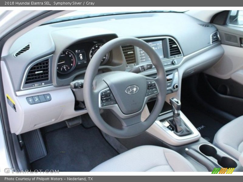 Symphony Silver / Gray 2018 Hyundai Elantra SEL