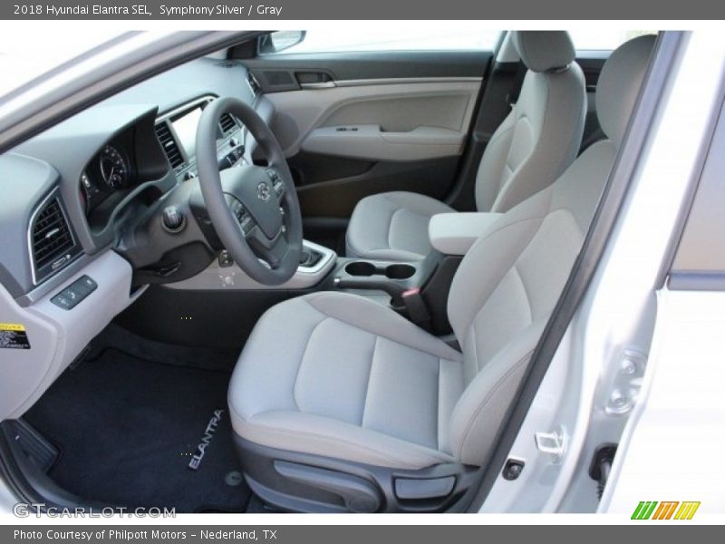 Symphony Silver / Gray 2018 Hyundai Elantra SEL