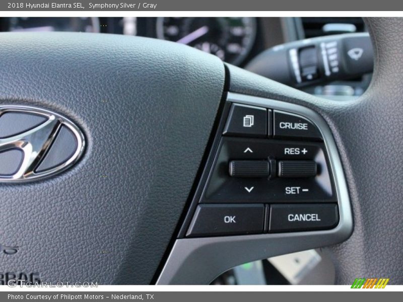 Symphony Silver / Gray 2018 Hyundai Elantra SEL