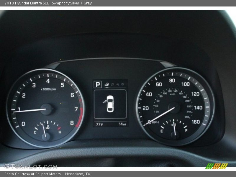 Symphony Silver / Gray 2018 Hyundai Elantra SEL