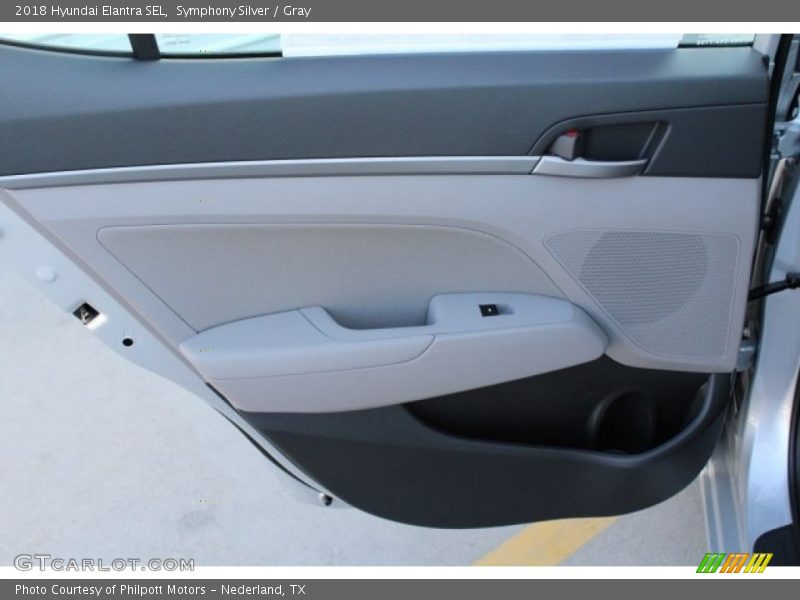 Symphony Silver / Gray 2018 Hyundai Elantra SEL