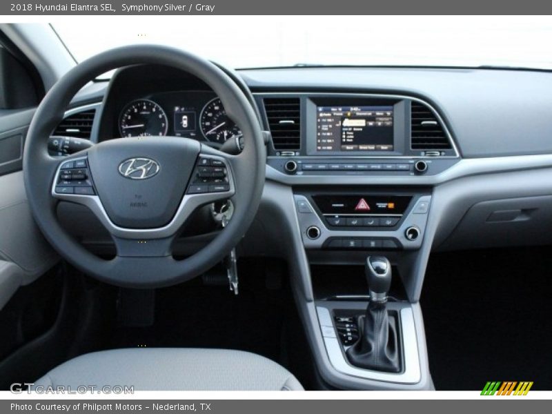 Symphony Silver / Gray 2018 Hyundai Elantra SEL