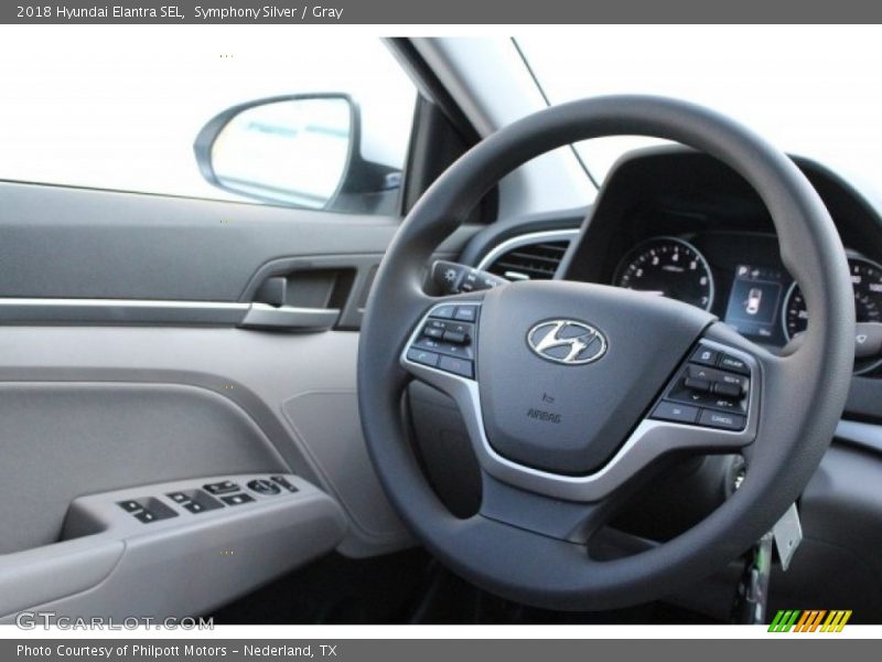 Symphony Silver / Gray 2018 Hyundai Elantra SEL