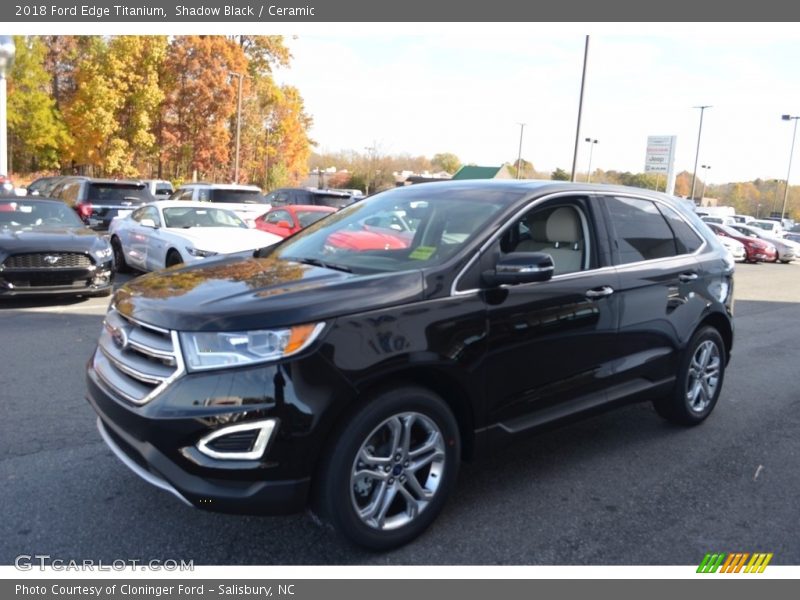 Shadow Black / Ceramic 2018 Ford Edge Titanium