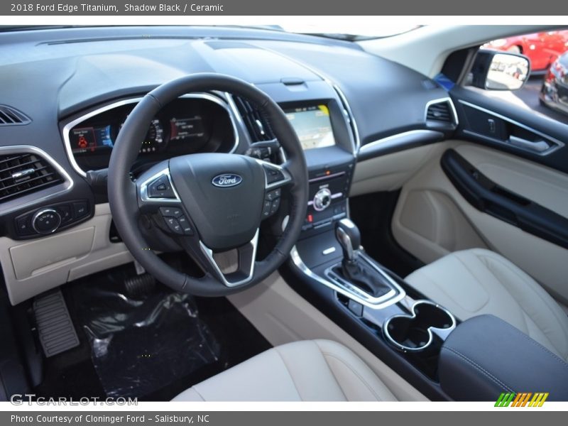 Dashboard of 2018 Edge Titanium