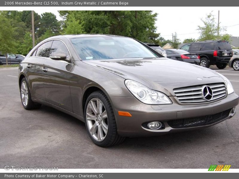 Indium Grey Metallic / Cashmere Beige 2006 Mercedes-Benz CLS 500