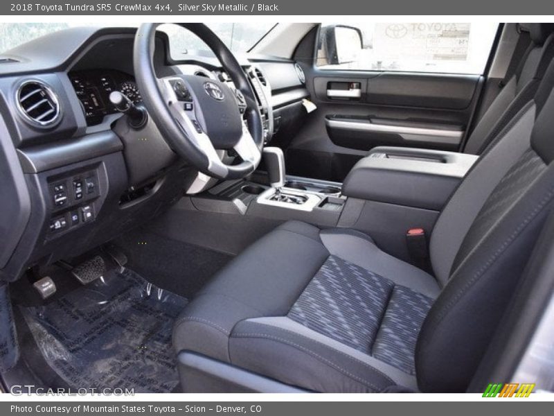 Silver Sky Metallic / Black 2018 Toyota Tundra SR5 CrewMax 4x4
