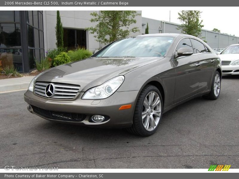 Indium Grey Metallic / Cashmere Beige 2006 Mercedes-Benz CLS 500