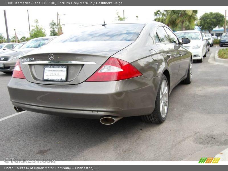 Indium Grey Metallic / Cashmere Beige 2006 Mercedes-Benz CLS 500