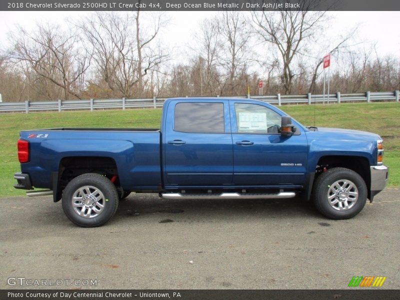  2018 Silverado 2500HD LT Crew Cab 4x4 Deep Ocean Blue Metallic