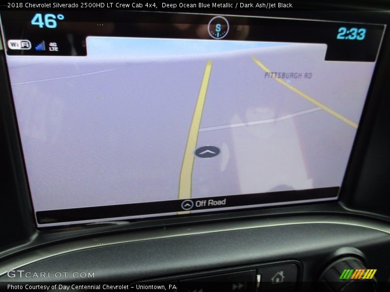 Deep Ocean Blue Metallic / Dark Ash/Jet Black 2018 Chevrolet Silverado 2500HD LT Crew Cab 4x4