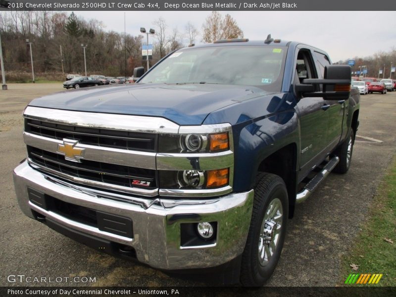 Deep Ocean Blue Metallic / Dark Ash/Jet Black 2018 Chevrolet Silverado 2500HD LT Crew Cab 4x4