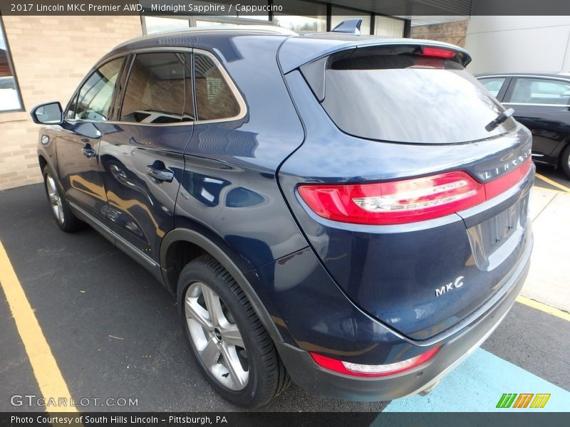 Midnight Sapphire / Cappuccino 2017 Lincoln MKC Premier AWD