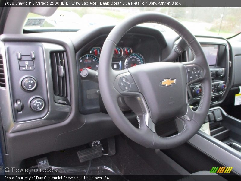 Deep Ocean Blue Metallic / Dark Ash/Jet Black 2018 Chevrolet Silverado 2500HD LT Crew Cab 4x4