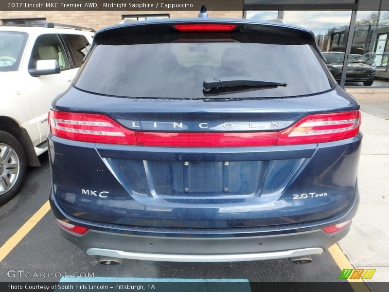 Midnight Sapphire / Cappuccino 2017 Lincoln MKC Premier AWD