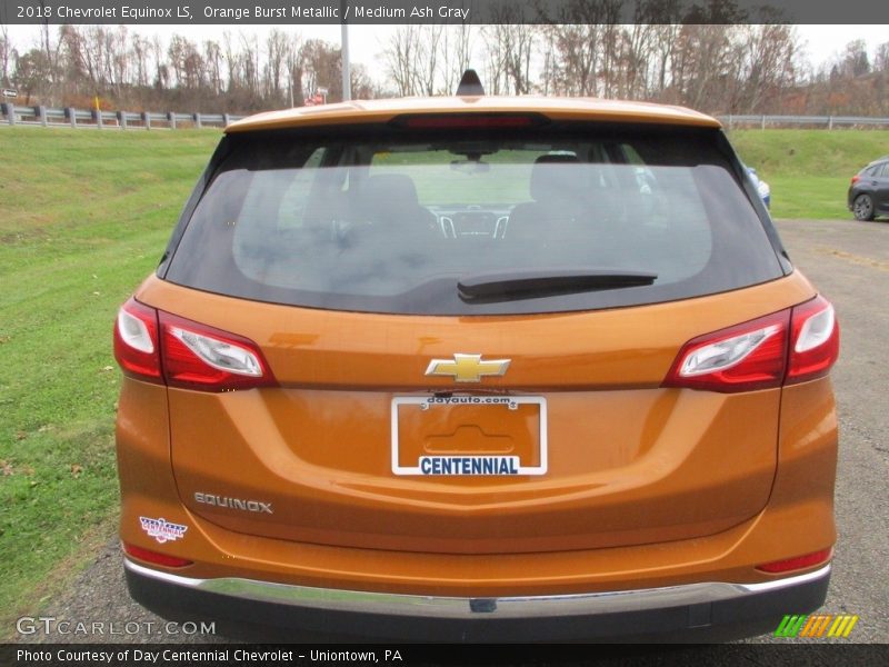 Orange Burst Metallic / Medium Ash Gray 2018 Chevrolet Equinox LS