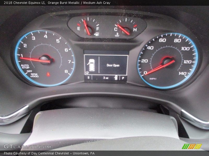 Orange Burst Metallic / Medium Ash Gray 2018 Chevrolet Equinox LS