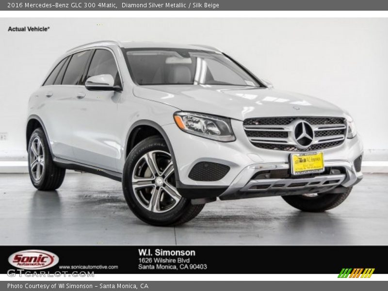 Diamond Silver Metallic / Silk Beige 2016 Mercedes-Benz GLC 300 4Matic
