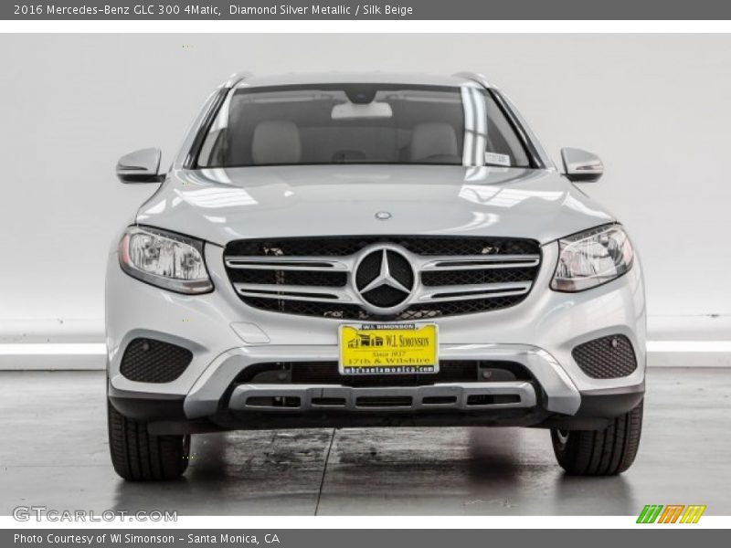 Diamond Silver Metallic / Silk Beige 2016 Mercedes-Benz GLC 300 4Matic