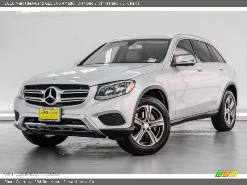 Diamond Silver Metallic / Silk Beige 2016 Mercedes-Benz GLC 300 4Matic