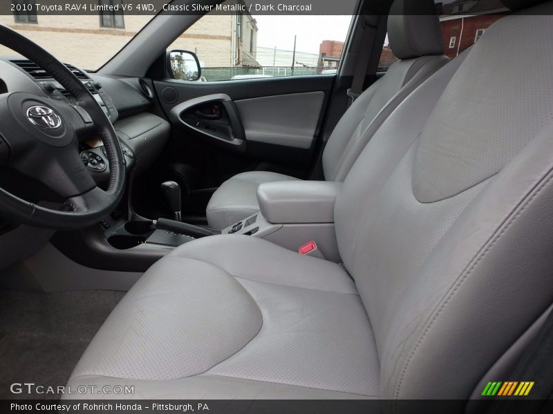 Classic Silver Metallic / Dark Charcoal 2010 Toyota RAV4 Limited V6 4WD