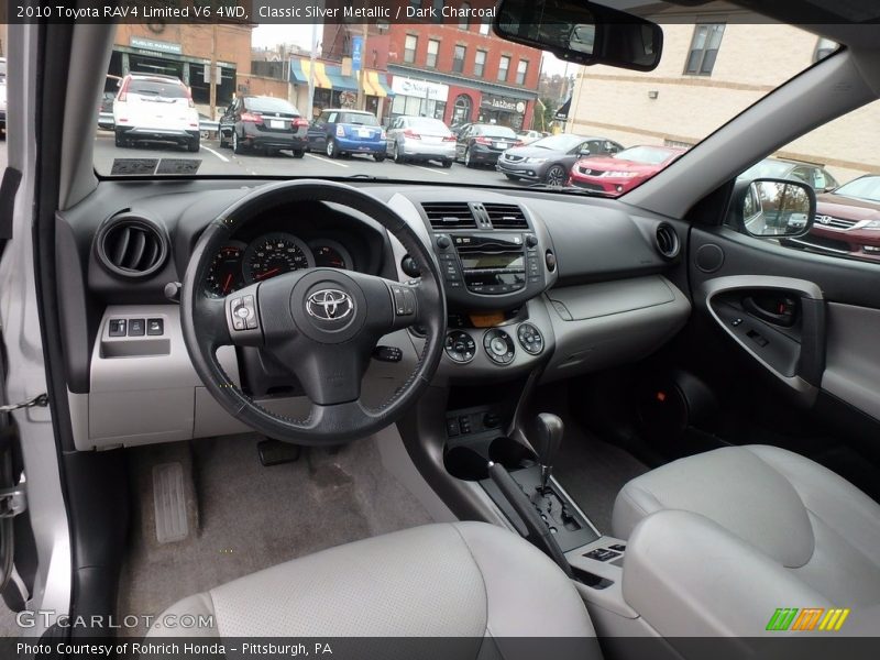 Classic Silver Metallic / Dark Charcoal 2010 Toyota RAV4 Limited V6 4WD