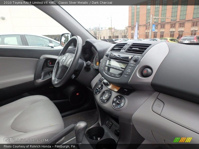 Classic Silver Metallic / Dark Charcoal 2010 Toyota RAV4 Limited V6 4WD