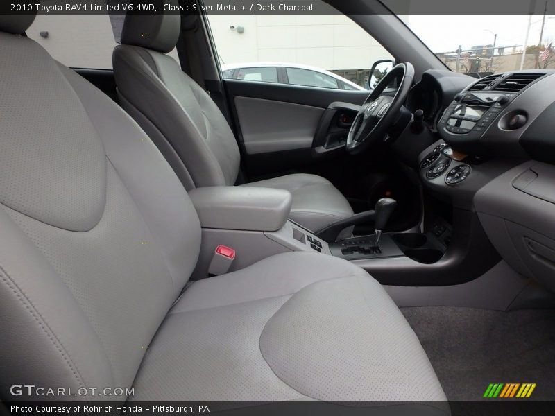 Classic Silver Metallic / Dark Charcoal 2010 Toyota RAV4 Limited V6 4WD