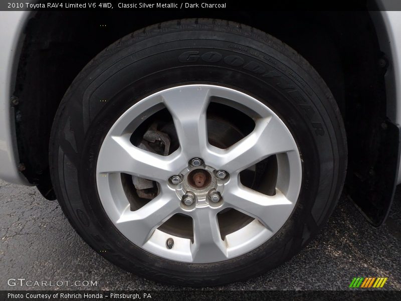 Classic Silver Metallic / Dark Charcoal 2010 Toyota RAV4 Limited V6 4WD
