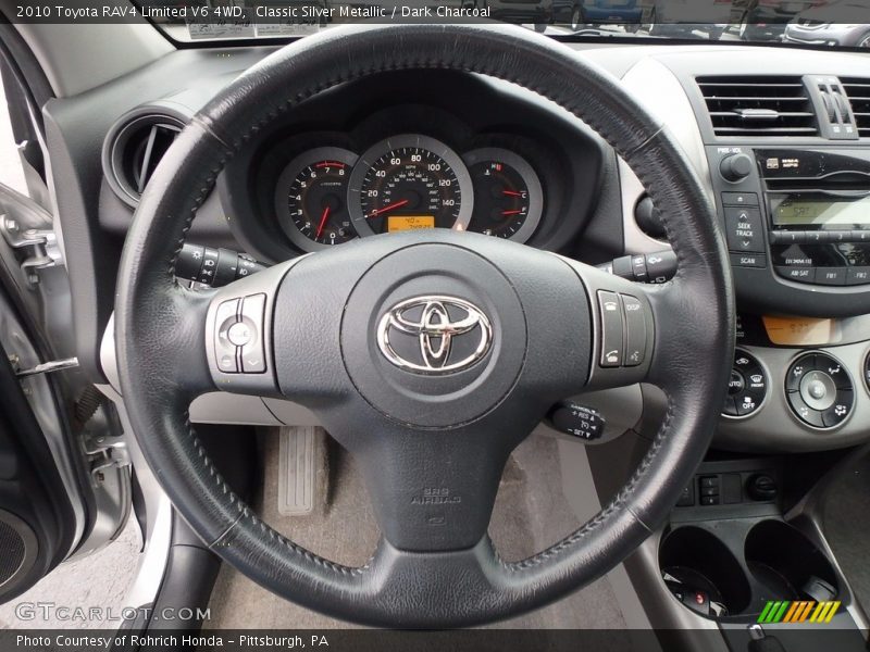 Classic Silver Metallic / Dark Charcoal 2010 Toyota RAV4 Limited V6 4WD